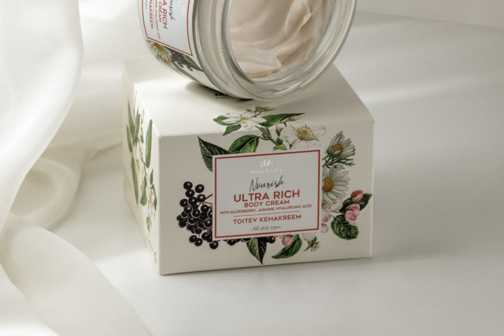 valge magrada tootepakend